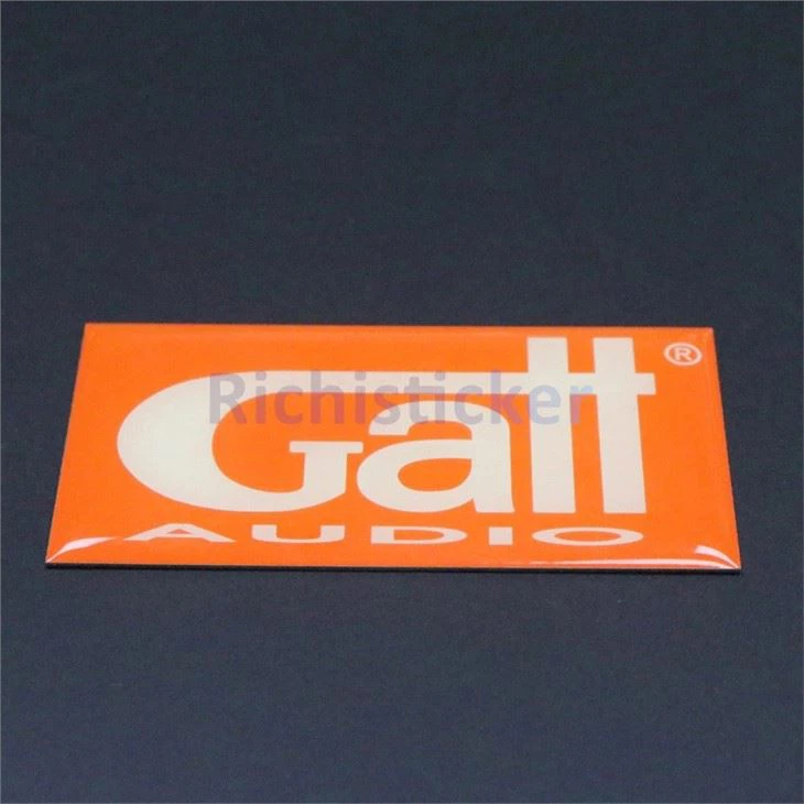 Epoxy Resin Over Vinyl Decal Dome Labels